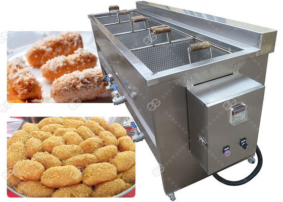 China Customized Automatic Fryer Machine Chum Chum Fryer Equipment 12 Months Warranty supplier