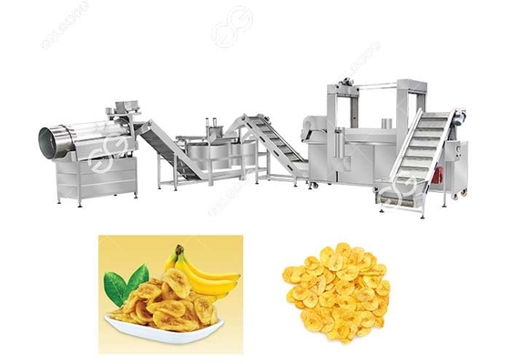 China Continuous Banana Chips Making Machine / Industrial Banana Chips Fryer Machine supplier